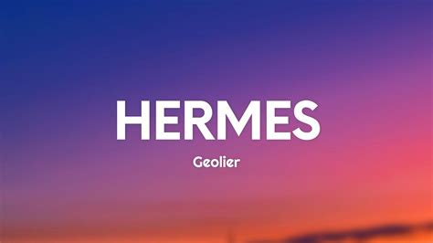 hermes testo|Geolier .